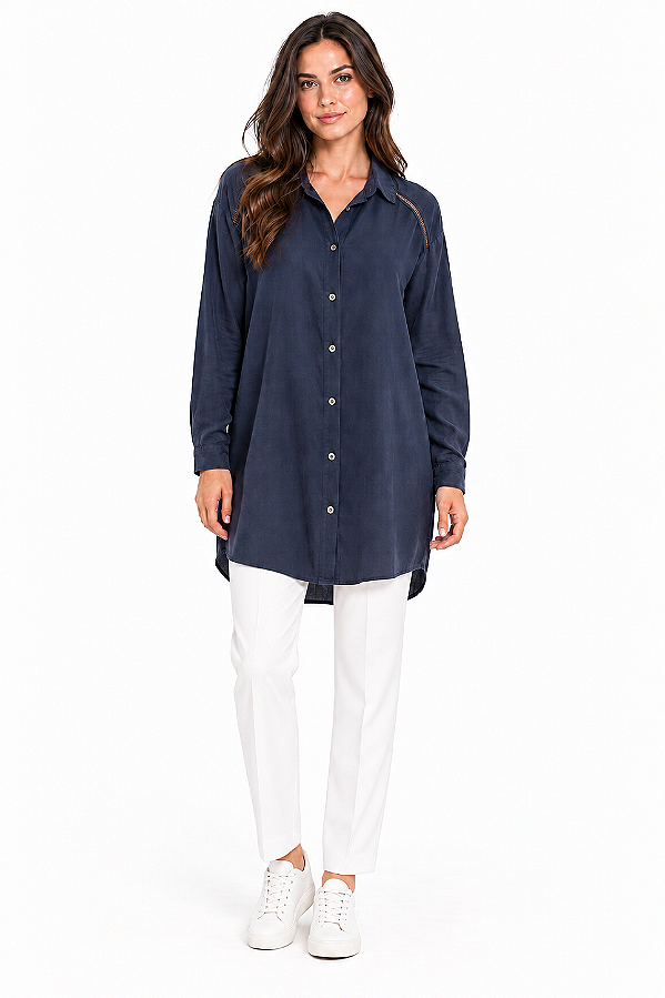 Camisa Biamar azul marinho 25212031