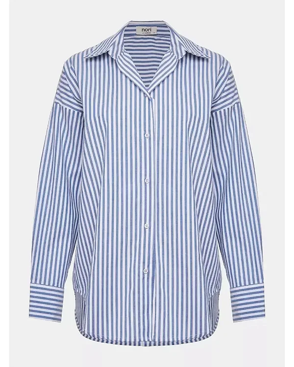 Camisa listrada azul Anselmi 047756
