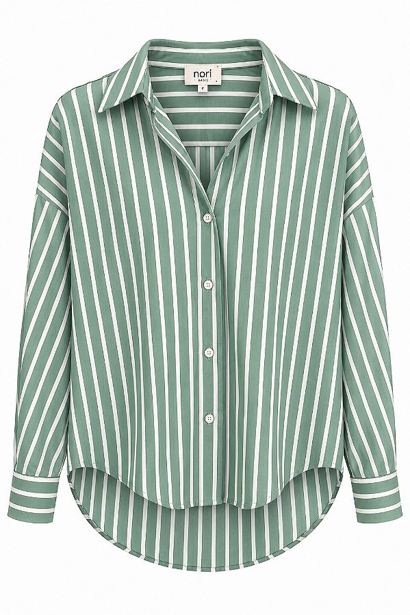 Camisa listras verde Anselmi 047756