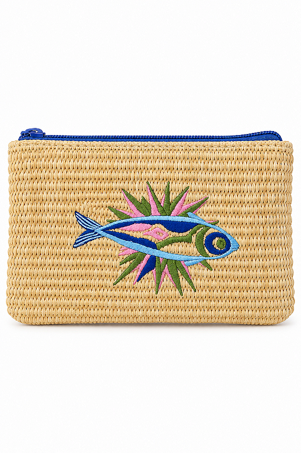Necessaire Farm artesanal praia RJ card estampada 78336617