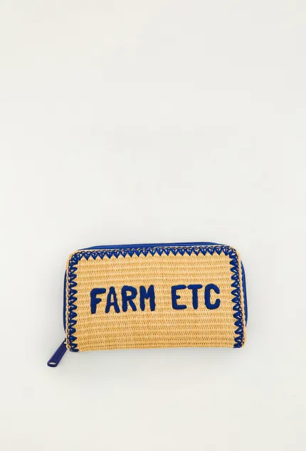 Carteira Farm artesanal praia RJ cardume estampada 78336682