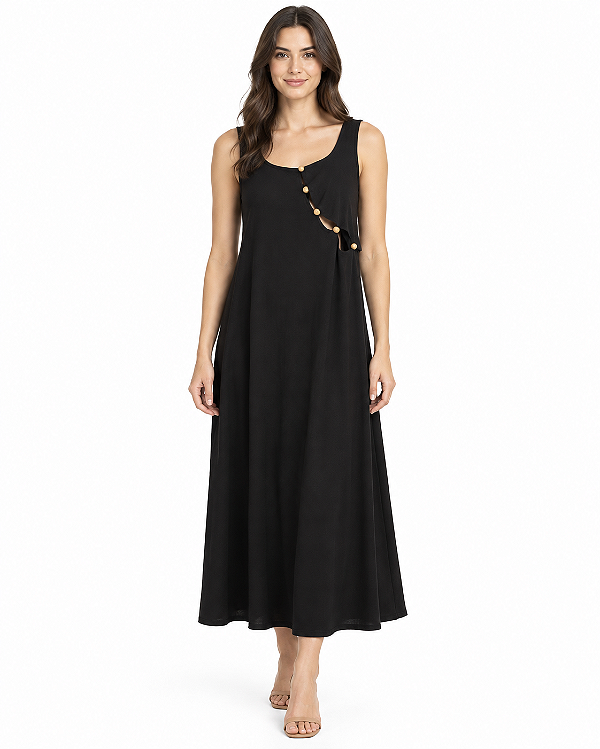 Vestido cropped detalhe busto estampada Farm 367128