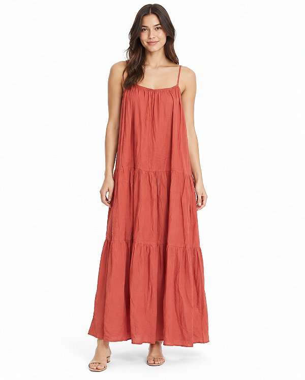 Vestido alcinhas marias goiaba Farm 345888