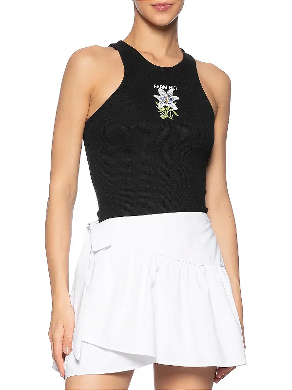 Regata maxi flor preta Farm 351797