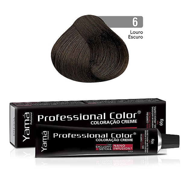 Coloração Professional Nano Infusion 6.0 Louro Escuro Yamá