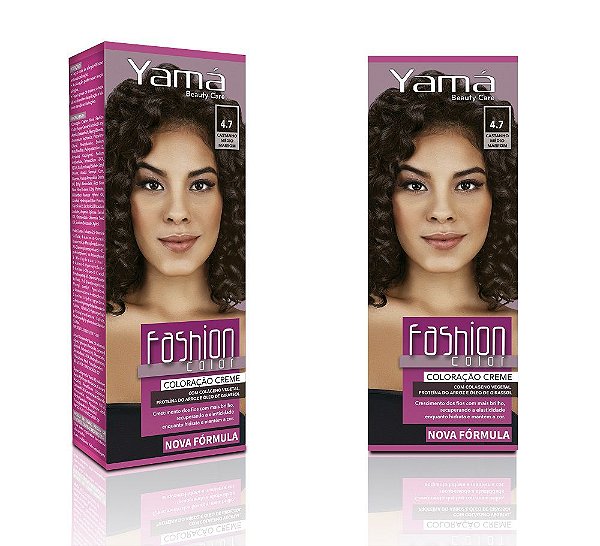 Coloração Yamá Beauty Care Mini Kit Fashion Color 4.7