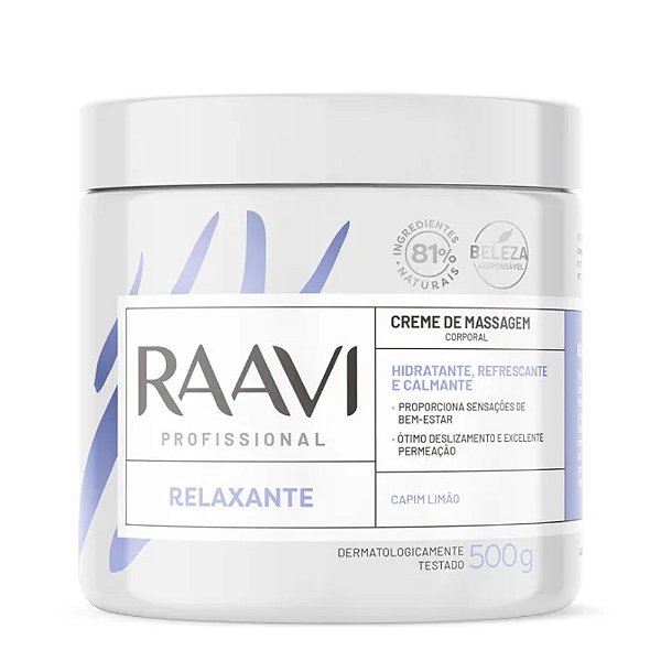 Creme Relaxante RAAVI - 500g