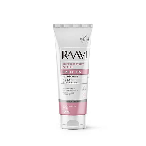 Creme Hidratante de Ureia 3% Pés RAAVI