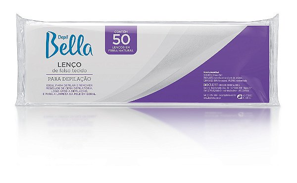 Lenço TNT depilatório Depil Bella 50 fls