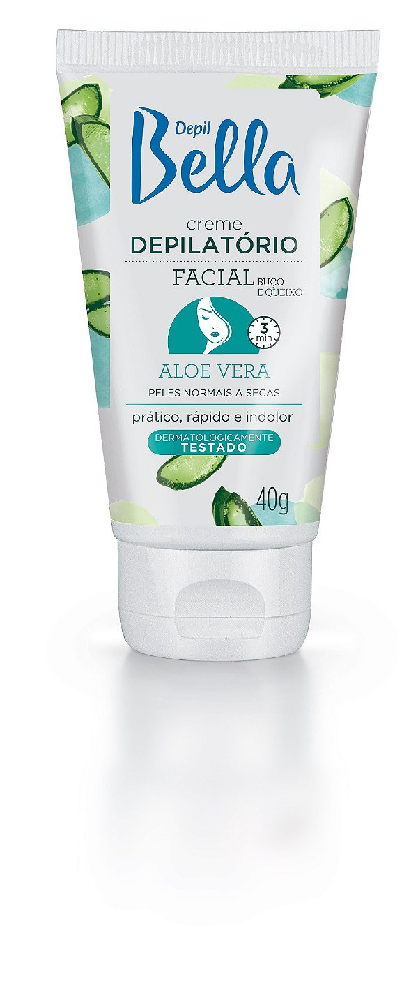 Creme Depilatório Facial Aloe Vera 40g - Depil Bella