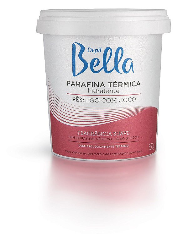 Parafina Térmica Hidratante Pêssego com Coco 350g DepilBella