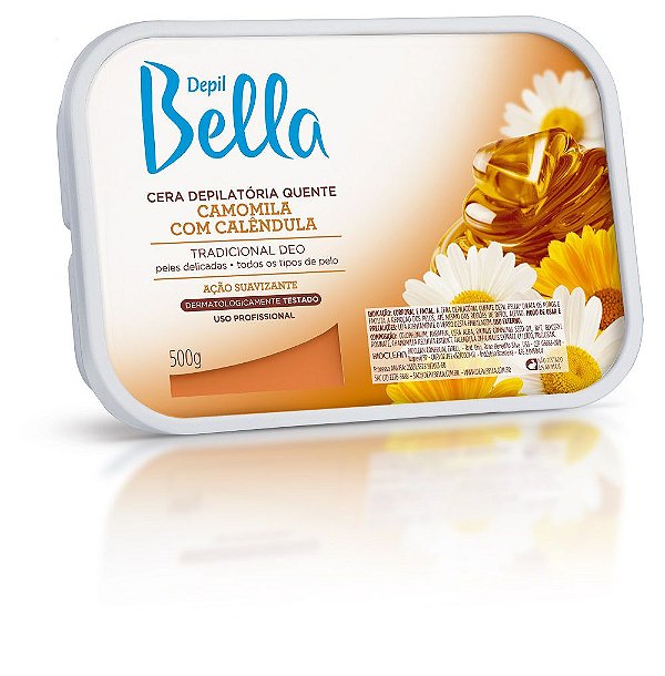 Cera Quente em Barra Depil Bella Camomila e Calêndula Deo 500g