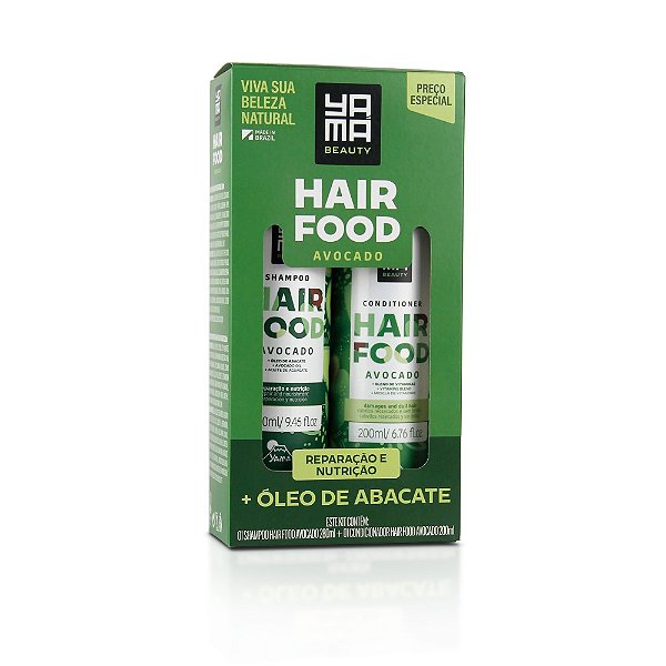 Kit Hair Food Avocado Shampoo + Condicionador - Yamá Beauty