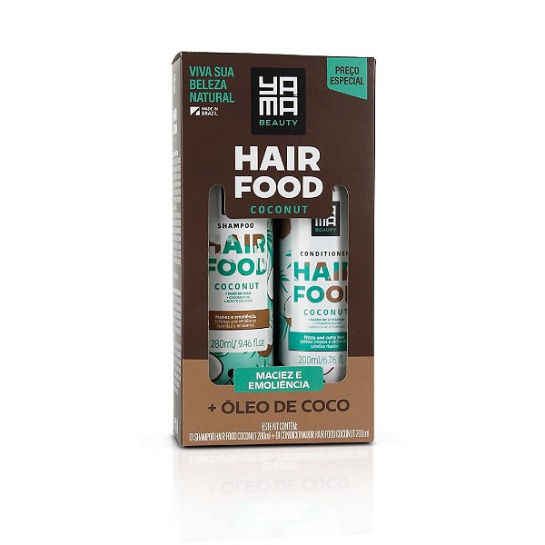 Kit Hair Food Coconut Shampoo + Condicionador - Yamá Beauty