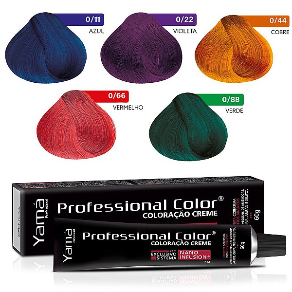 Coloração Professional Color Nano Infusion Yamá - Mix Cores