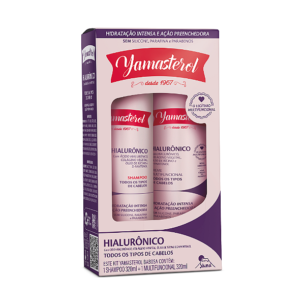 Kit Yamasterol Hialuronico Shampoo + Multifuncional 320ml
