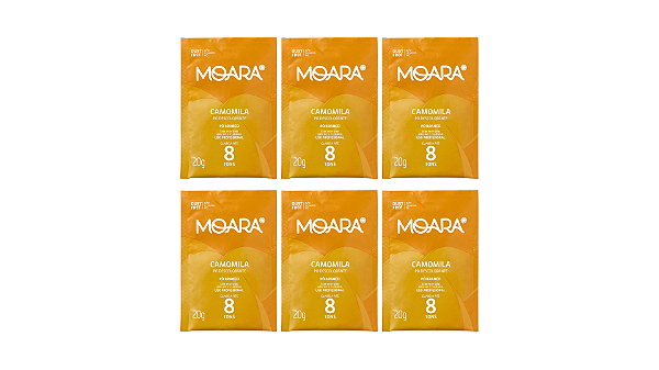Kit com 6 - Pó Descolorante Moara Camomila 20g Yamá