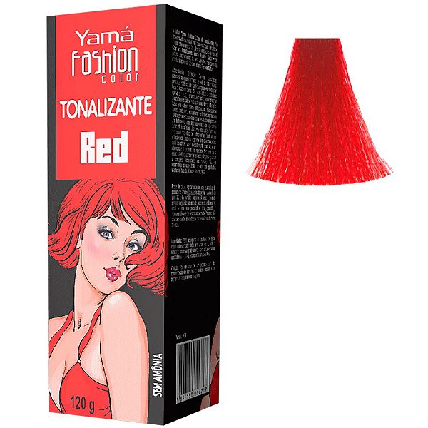 Tonalizante Fantasia Fashion Color Red - Yamá