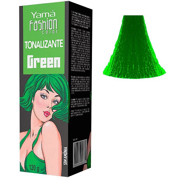 Tonalizante Fantasia Fashion Color Green - Yamá
