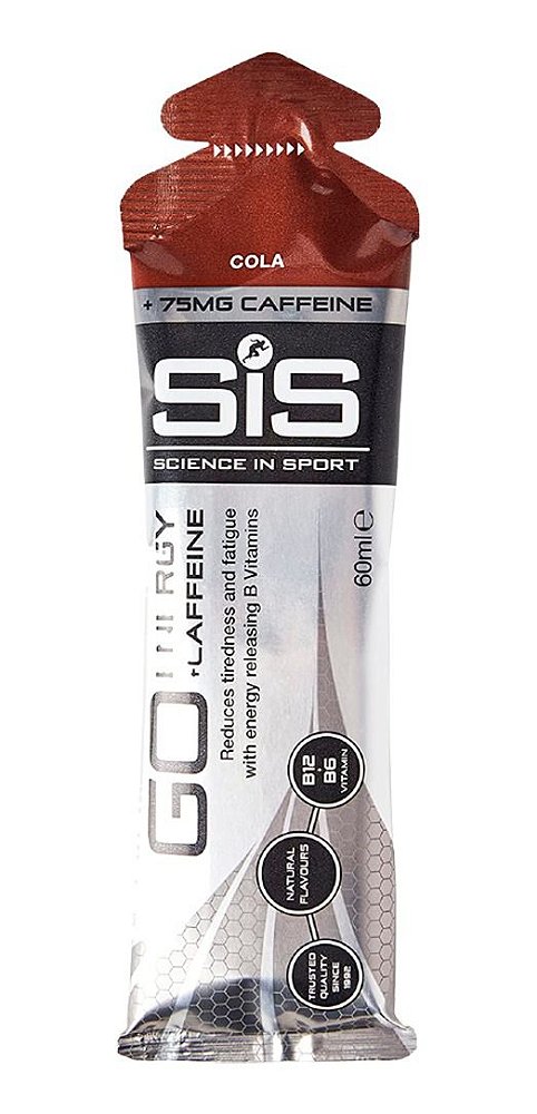 Gel SIS Isotônico GO ENERGY 60ml - Cola 75mg Cafeína