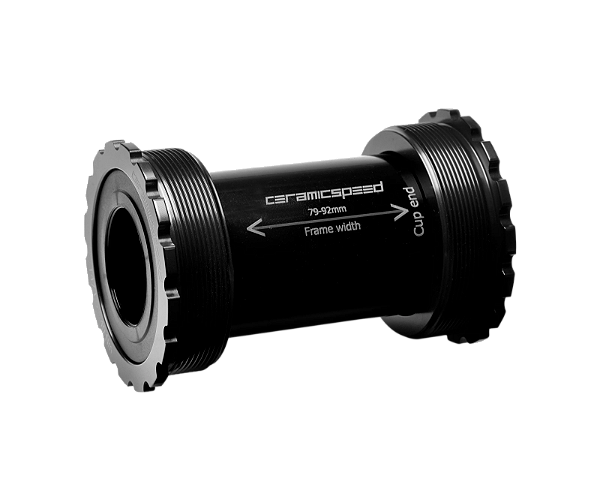 Movimento Central CeramicSpeed T47 86mm Sram DUB Black Coated
