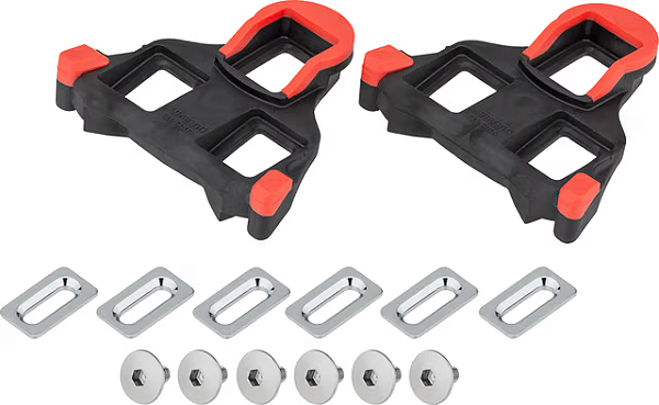 Taco Pedal Shimano SPD SL SM-SH11 Fixo Vermelho