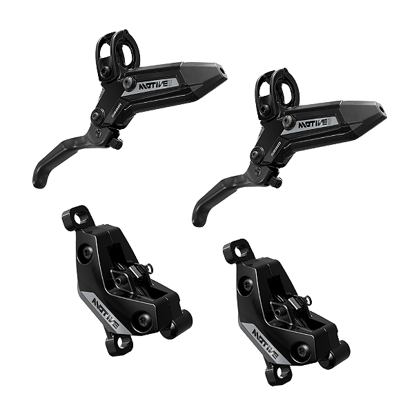 Par de Freio Sram Motive Silver A1 4 Pistôes