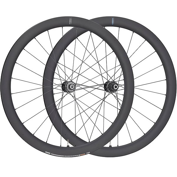 Roda Shimano 105 WH-RS710 C46 Disc Carbon Tubeless HG-EV