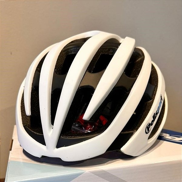 Capacete MTB Ciclismo Polisport Light Road Branco