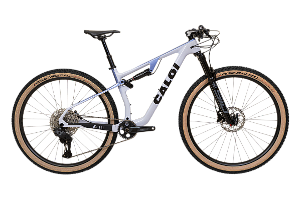 Bike Caloi Elite Carbon FS Racing Deore Di2 Branco MY26