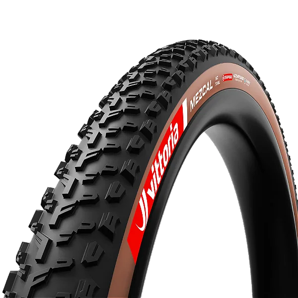 Pneu MTB 29 Vittoria Mezcal XC Trail 4C Tubeless e-Bike Ready Marrom
