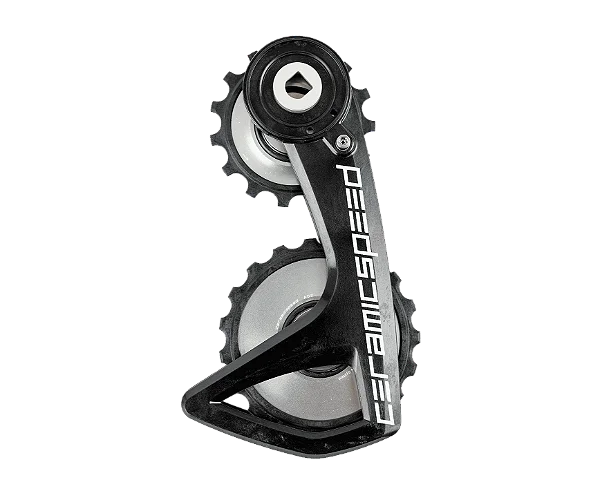 Cage e Polia CeramicSpeed OSPW RS Alpha v2 Team Logo Silver SRAM RED D1 | RED E1 | FORCE D1