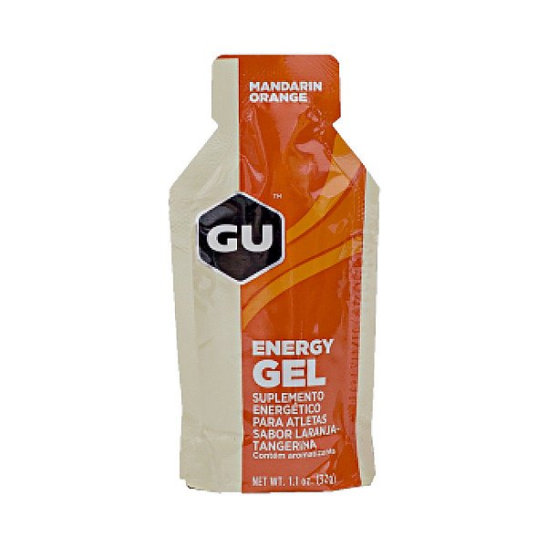 GU Energy Gel - Sabor Laranja Tangerina - Caixa c/ 24 Sachês
