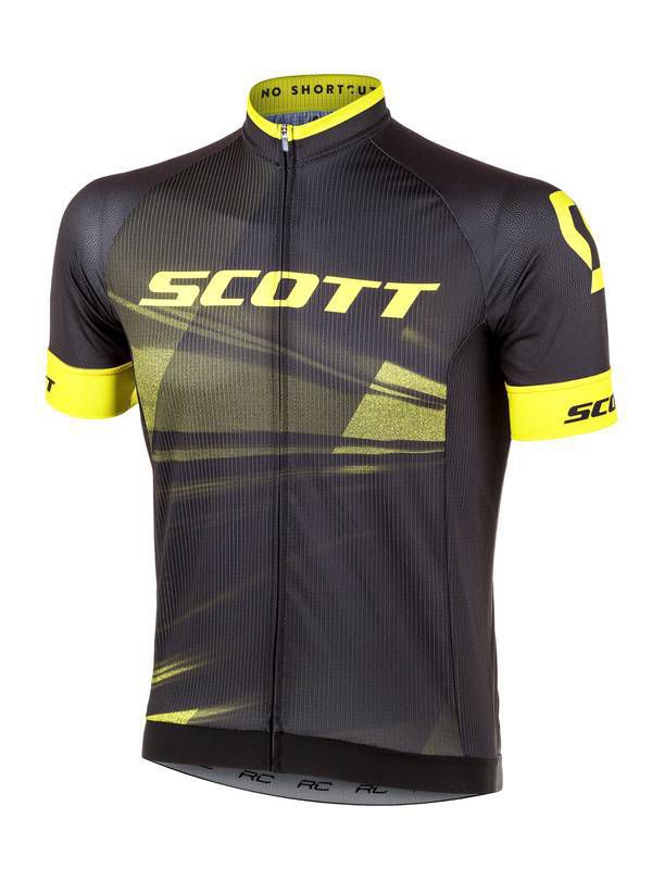 Camisa Ciclismo Scott RC Pro 2020 - Preto Amarelo