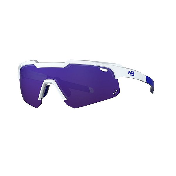 Óculos HB Shield Evo Mountain - Pearled White / Multi Purple