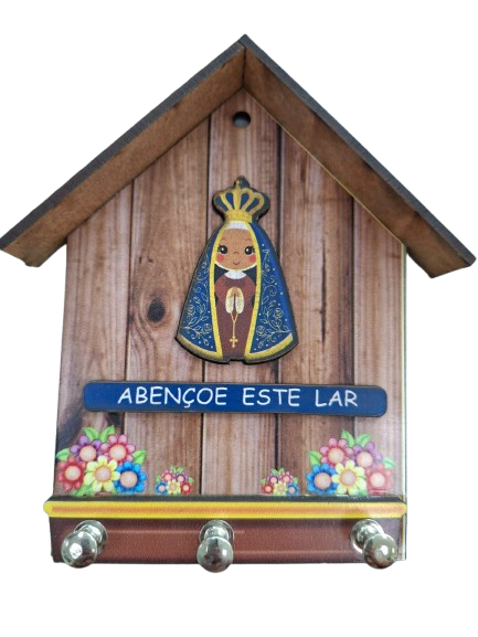 Porta chaves MDF Nossa Senhora Aparecida
