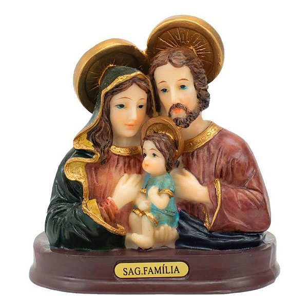 Imagem Busto Sagrada Família 9cm