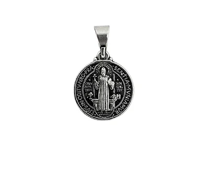 Medalha São Bento níquel 13mm