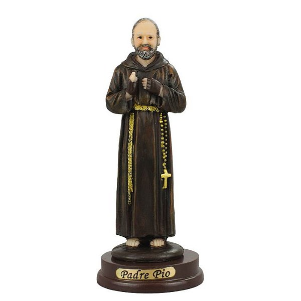 Imagem São Padre Pio 13cm