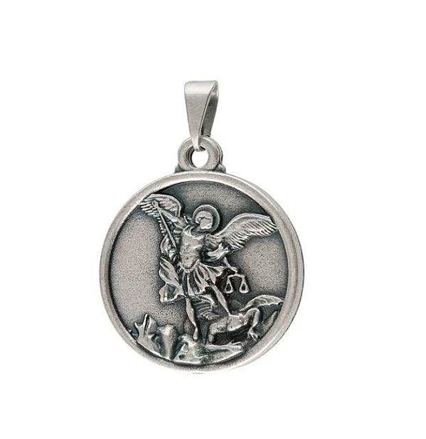 Medalha São Miguel PV 20mm