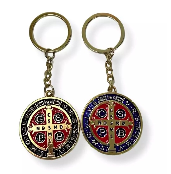 Chaveiro medalha Sao Bento