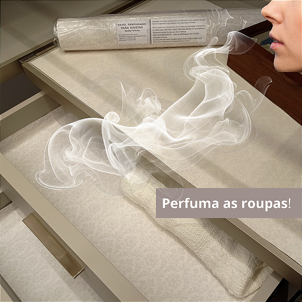 Papel de Gaveta Perfumado Ken Oriental - Rolo com 3 Folhas
