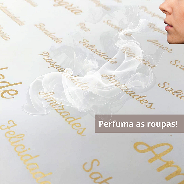 PAPEL DE GAVETA PERFUMADO - BLEND PERFUME FRANCÊS - Caixa com 5 folhas