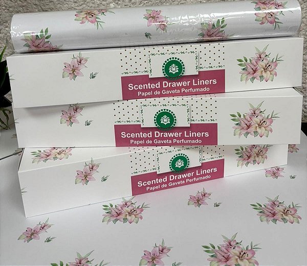 Papel de Gaveta Perfumado - Aroma Vida Bela - Caixa com 5 folhas