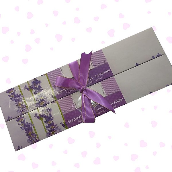 Kit Presente 2 Caixas de Papel Perfumado