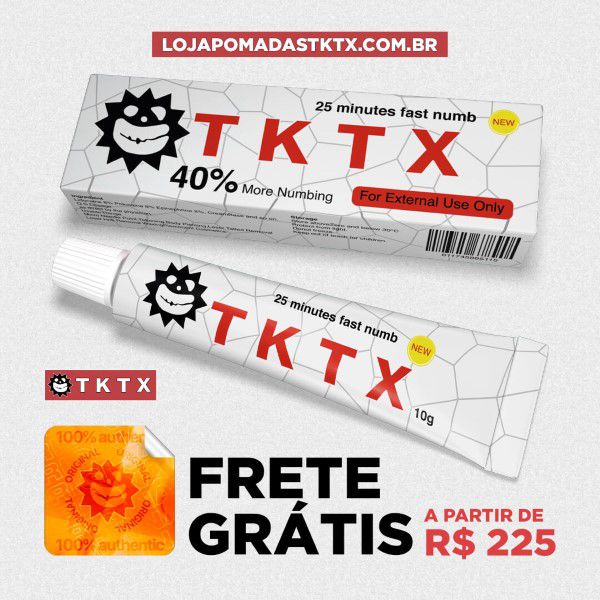 Pomada TKTX Branca Original - Promoção por Tempo Limitado