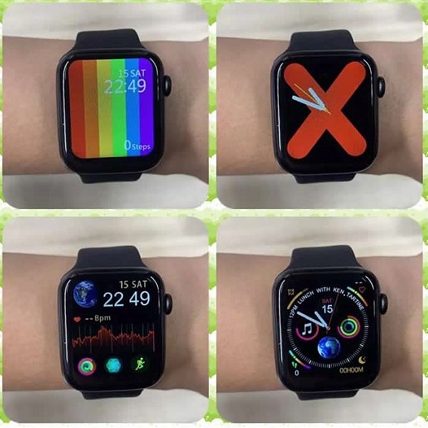 smartwatch iwo w26 tela infinita série 6