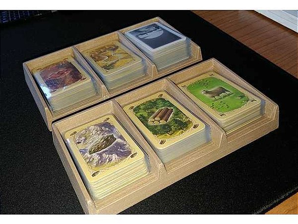 Porta Carta Card Holder Compatível Catan Sleeves Mini Chimeuro 43,5 x 67,5