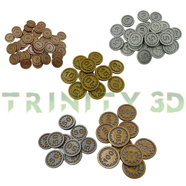 Moedas Genéricas Para Jogos De Tabuleiro Board Game - Coin
