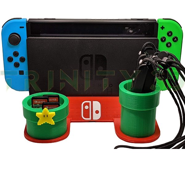 Suporte para Nintendo Switch Dock Tema Super Mario